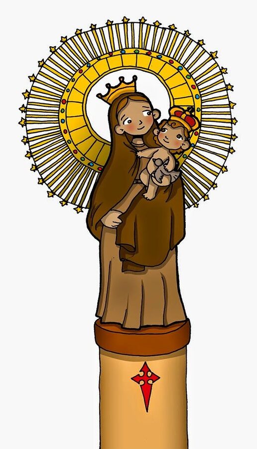 Virgen del Pilar, patrona de Zaragoza.